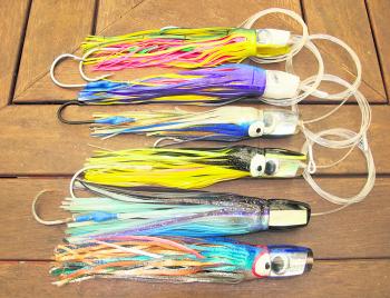 It pays to run a variety of lure colours on the day, at least until the marlin demonstrate a particular preference. 