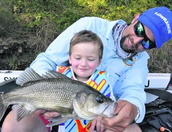Quality bass are being caught on all manner of lures and are great fun for young and old alike.