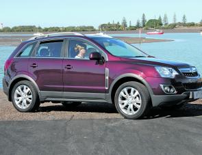 Eye catching styling is a feature of the LTZ Captiva. 