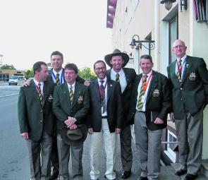 The Australian team in Norway for the 2013 World Fly Fishing Championships.