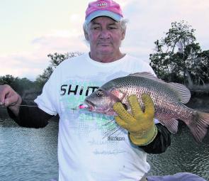 Richo with one of his favourite things to catch – a cracking mangrove jack!