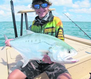 This big queenie ate a soft plastic worked over an inshore reef on the slack tide.